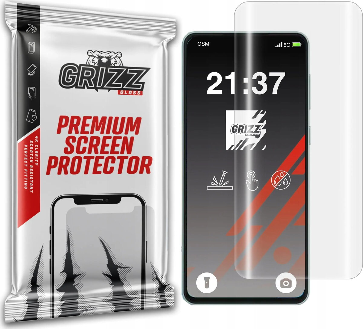 Aizsargplēve GrizzGlass Hydrofilm priekš Samsung Galaxy