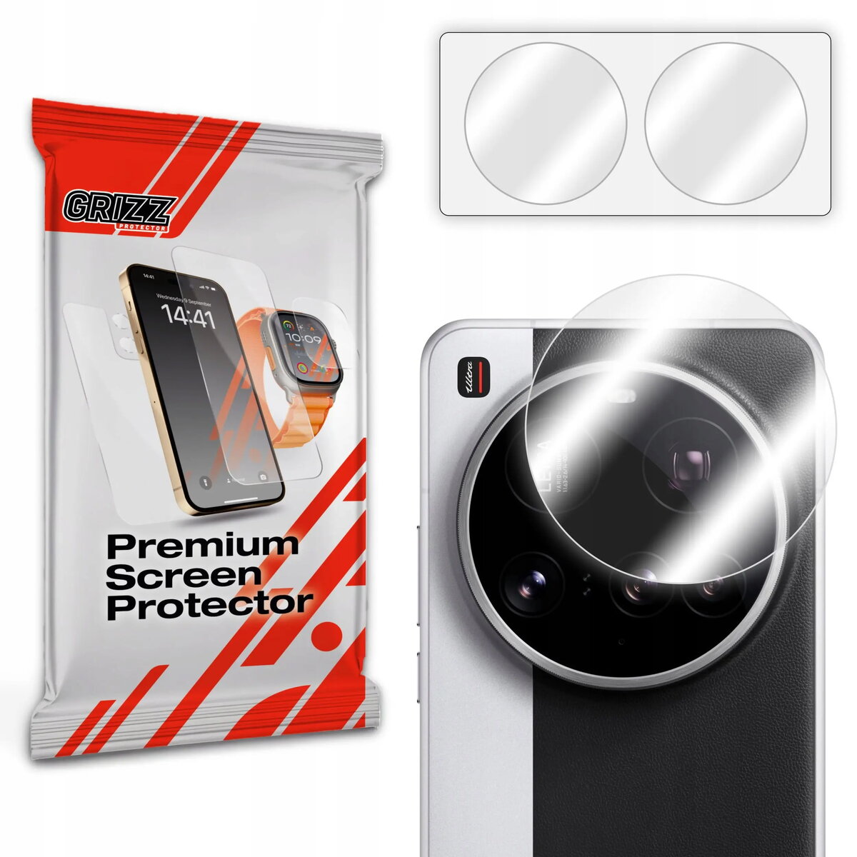 Kameras stikls GrizzGlass HybridGlass priekš Xiaomi