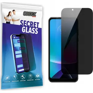 Защитное матовое приватное стекло GrizzGlass для Motorola Moto G Play 2023 – SecretGlass