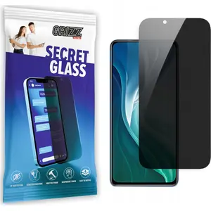 Rūdīts privātums ekrāna aizsargstikls GrizzGlass SecretGlass priekš Xiaomi Mi 10T Pro 5G