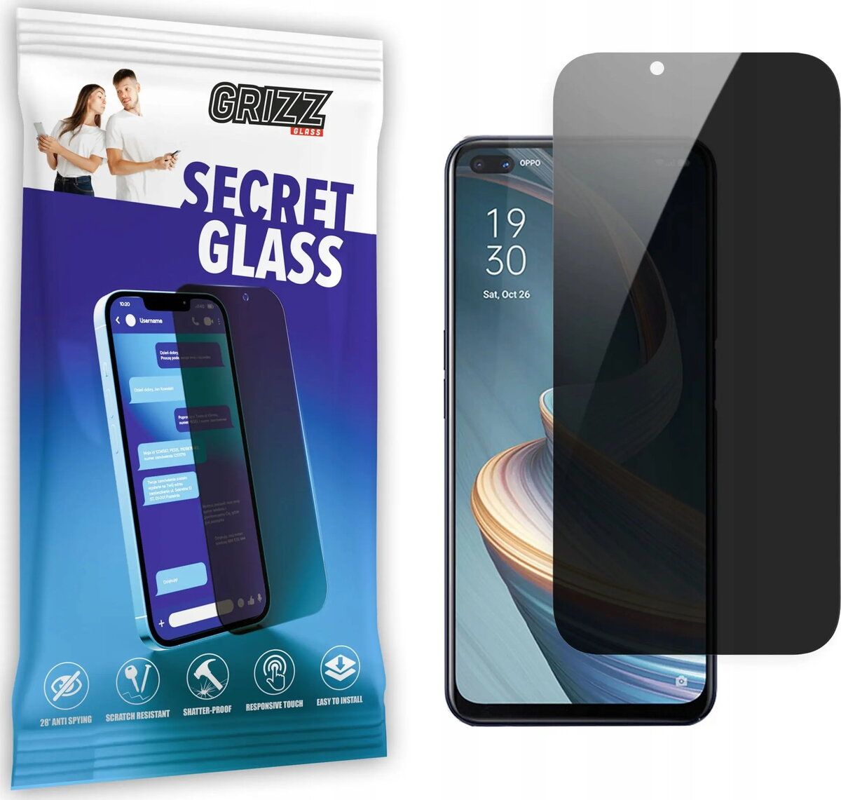 Privātuma rūdīts stikls GrizzGlass SecretGlass priekš