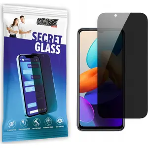 Закалённое защитное стекло с эффектом приватности GrizzGlass SecretGlass для Vivo Y22s