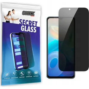 Защитное противошпионское закалённое стекло GrizzGlass для vivo Y72t