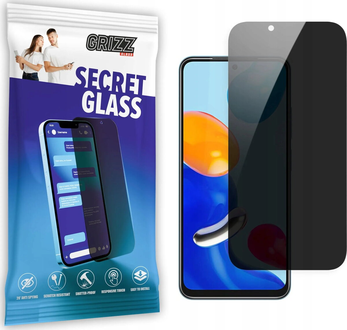 Privātuma rūdīts stikls GrizzGlass priekš Xiaomi