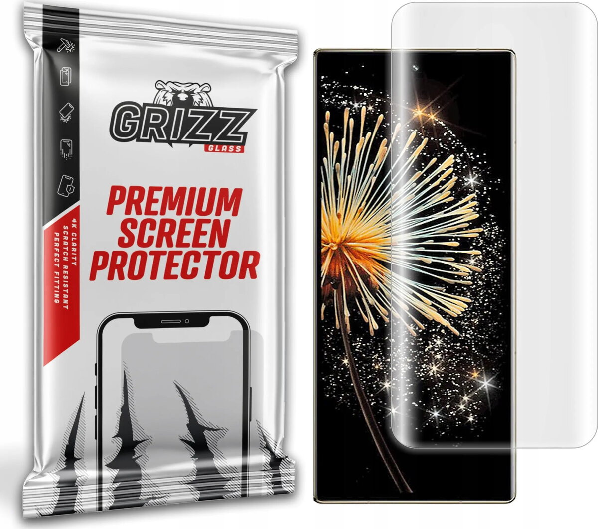 Hidrogelu aizsargplēve GrizzGlass Hydrofilm priekš Xiaomi