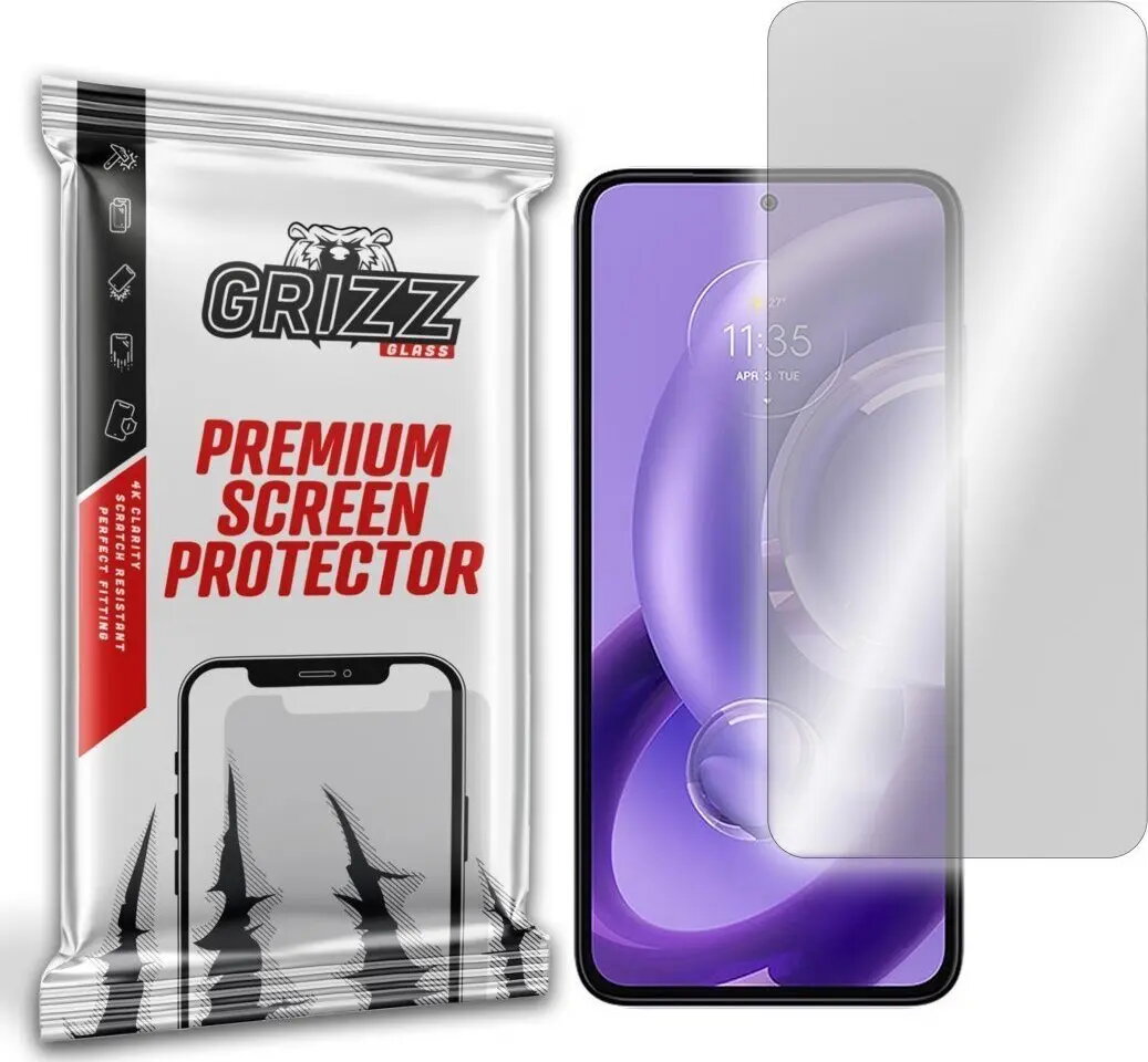 Hydrogel aizsargplēve GrizzGlass priekš Motorola Edge