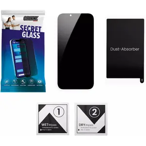 Privacy tempered glass screen protector GrizzGlass SecretGlass for Vivo iQOO Neo 10R