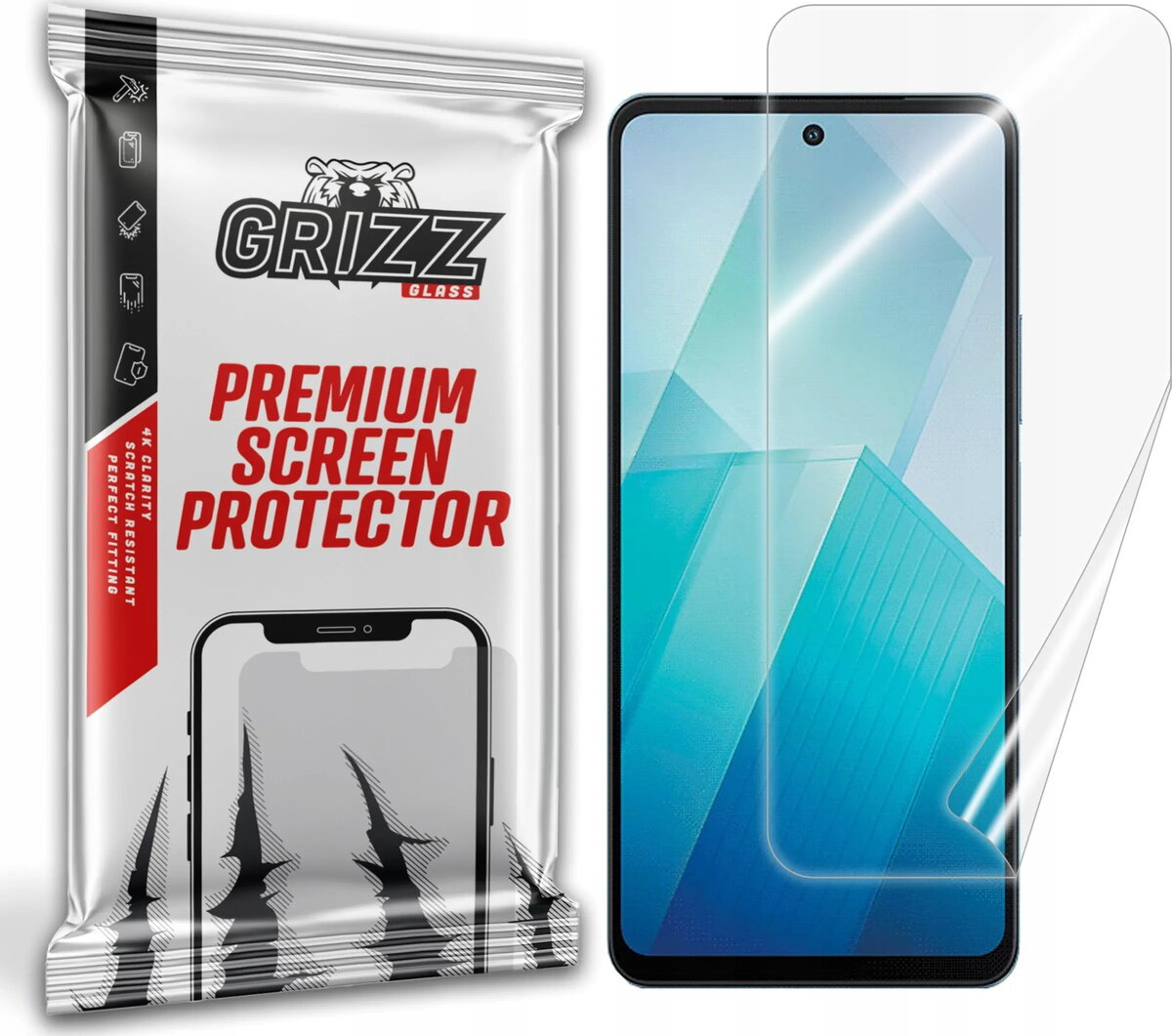 Ekrāna aizsargplēve GrizzGlass CeramicFilm priekš Vivo