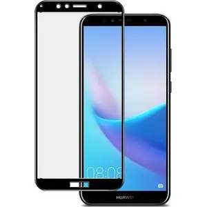 Tempered Glass Screen Protector for Xiaomi Redmi 7 — 5D, Black