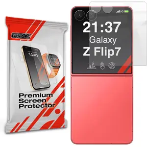 Screen protector GrizzGlass CeramicFilm for Samsung Galaxy Z Flip7 — ceramic protective film