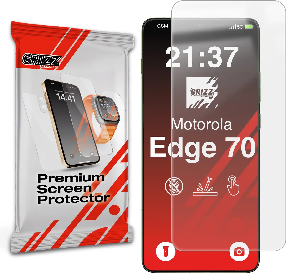 Aizsargplēve GrizzGlass PaperScreen priekš Motorola Edge