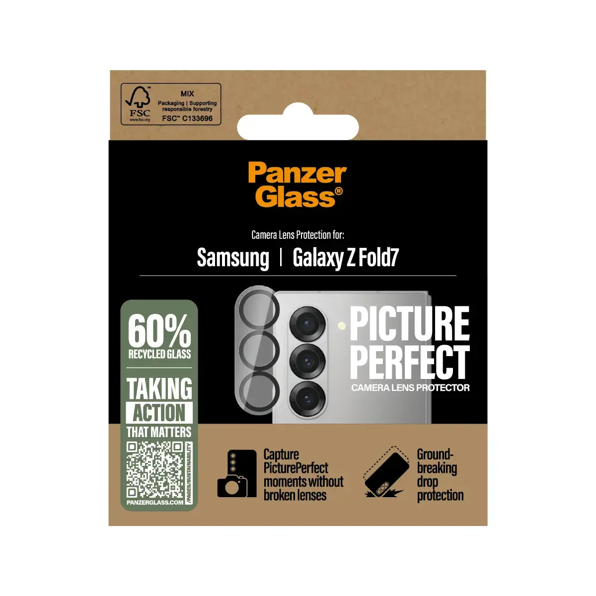 PanzerGlass PicturePerfect stikls kameras Galaxy Z Fold7 Photo 3
