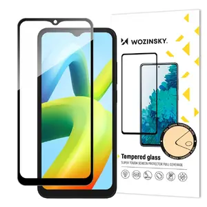 Защитное стекло Wozinsky для Xiaomi Redmi A1 прозрачное устойчивое к царапинам