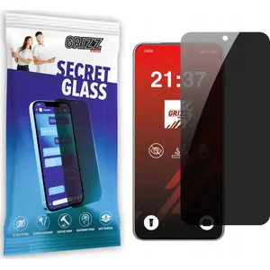 Stiklotais privātuma ekrāna aizsargstikls GrizzGlass SecretGlass priekš Xiaomi 15