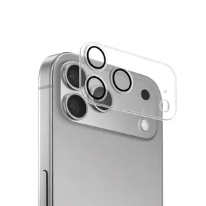 PURO rūdīts kameras stikls iPhone 17 Pro Max — aizsardzība kameras salai un objektīviem