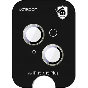 Защитное стекло для экрана и объективов Joyroom JR-MFY0251 для iPhone 15 / 15 Plus, жёлтое
