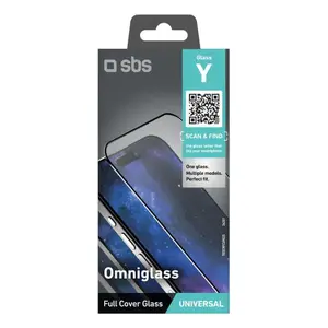 Универсальное закалённое защитное стекло SBS Omniglass Y — универсальная совместимость для смартфонов и планшетов