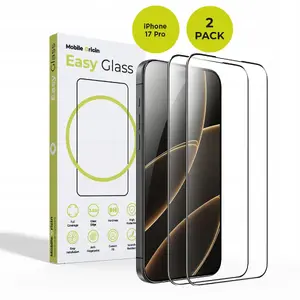 Tempered Screen Protector MOBILE ORIGIN EasyGlass for iPhone 17 Pro — 2-pack