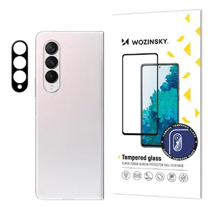 Wozinsky kameras lēcas aizsargstikls skrāpējumiem izturīgs caurspīdīgs priekš Samsung Galaxy Z Fold 3 1 gab