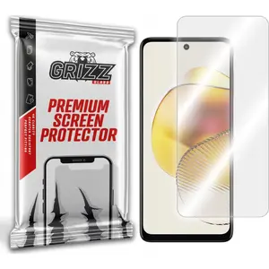 Гибридное защитное стекло GrizzGlass для Motorola Moto G73 (гибридное стекло)