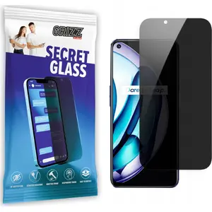 Aizsargstikls ar privātumu GrizzGlass SecretGlass priekš Realme 8 5G