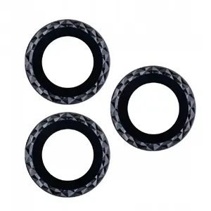 Camera Lens Glass Set for iPhone 14 Plus 6.7" – Mercedes OEM0101347 (2 pcs) black rhombus