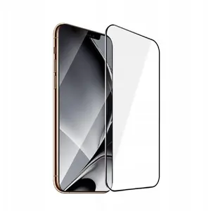 Rūdīts aizsargstikls ar metāla rāmi iPhone XS Max / 11 Pro Max, melna rāmis — Wozinsky