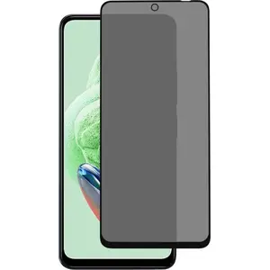 Aizsargstikls ar privātuma efektu nemo priekš Xiaomi Redmi Note 12 (4G / 5G) — melns