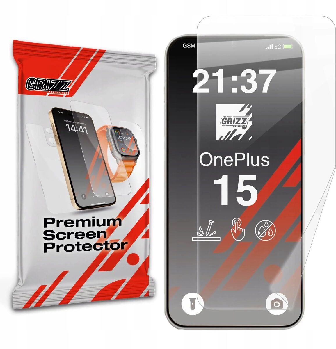 Aizsargplēve GrizzGlass CeramicFilm priekš OnePlus 15