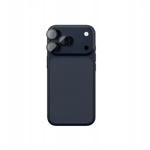 Стекло для камеры Amazingthing Sapphire для iPhone 17 Pro / Pro Max с синей рамкой