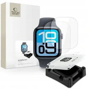 Screen protector film Tech-Protect Supreme Set+ for Apple Watch 40 mm (Series 4/5/6/SE/1/2/3) 2-pack clear