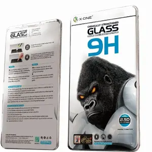 Rūdīta stikla ekrāna aizsargs Partner Tele.com X-ONE Full Cover Extra Strong priekš iPhone 12 / 12 Pro 6,1 (pilnais līme) melns