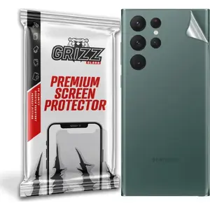 Стеклянная защитная плёнка на заднюю панель GrizzGlass для Samsung Galaxy S22 Ultra
