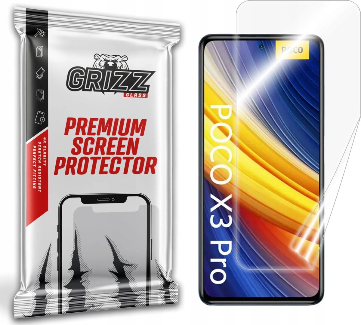 Aizsargplēve GrizzGlass Grizz CeramicFilm priekš Xiaomi