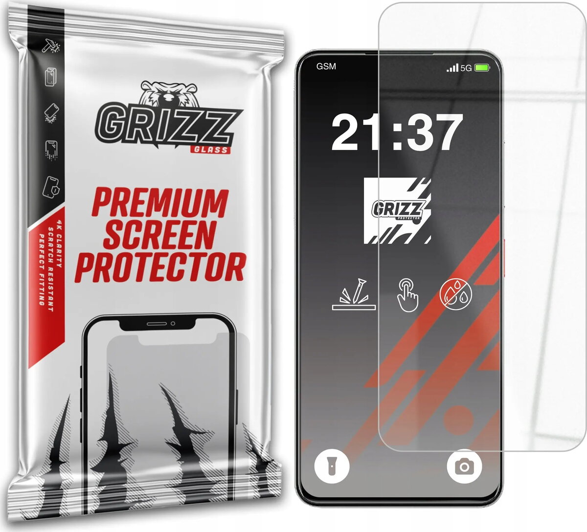 Aizsargstikls GrizzGlass HybridGlass priekš ZTE Blade