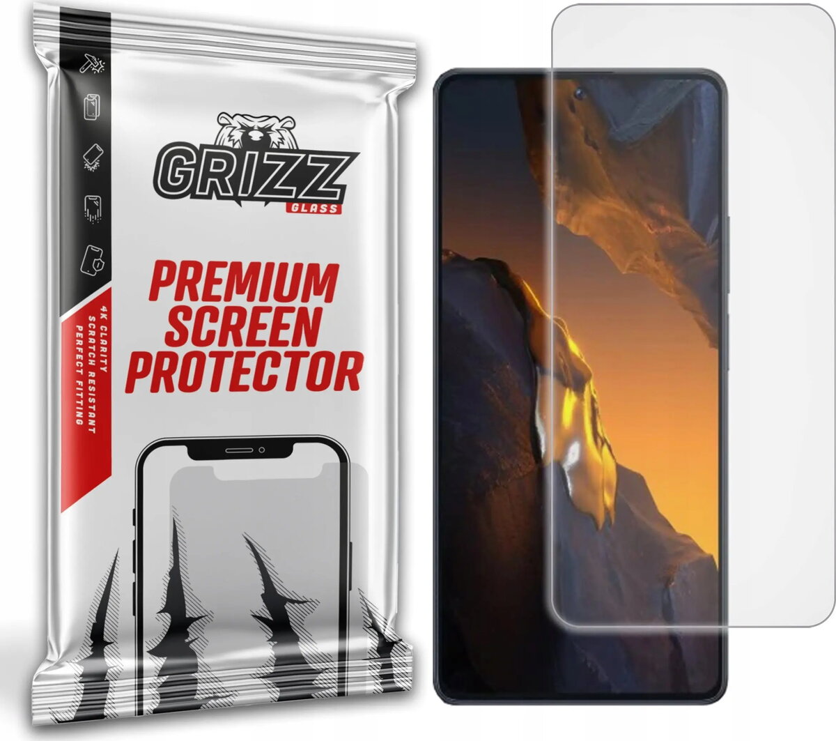 Matēta ekrāna aizsargplēve GrizzGlass PaperScreen priekš