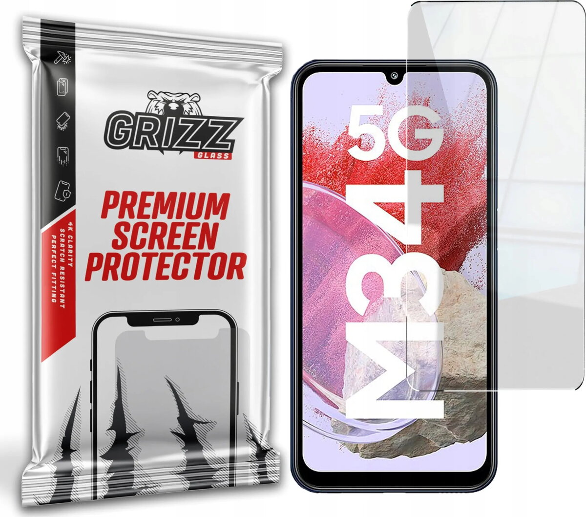 Hibrīda ekrāna aizsargs GrizzGlass priekš Samsung