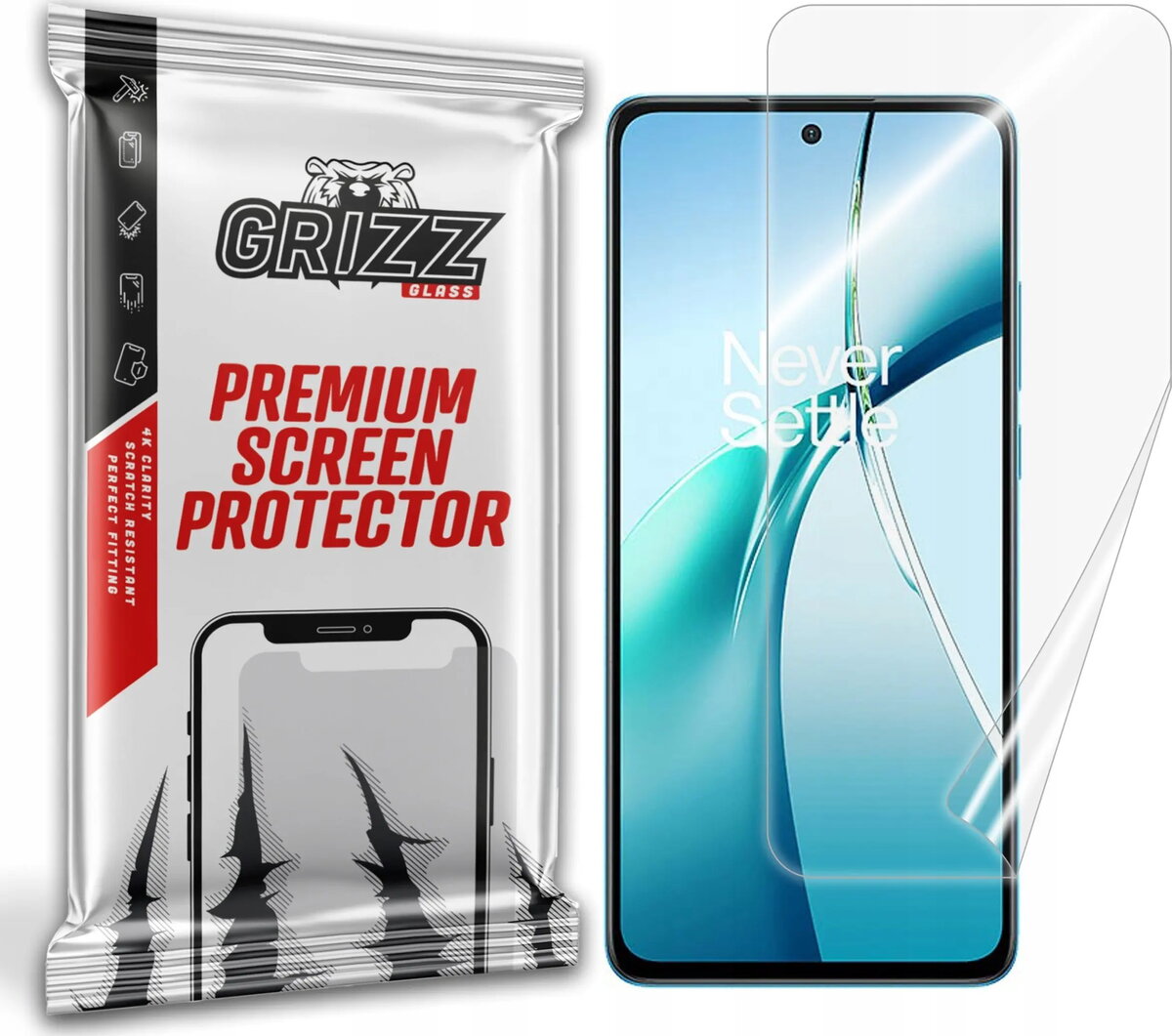 Aizsargplēve GrizzGlass CeramicFilm priekš OnePlus Nord