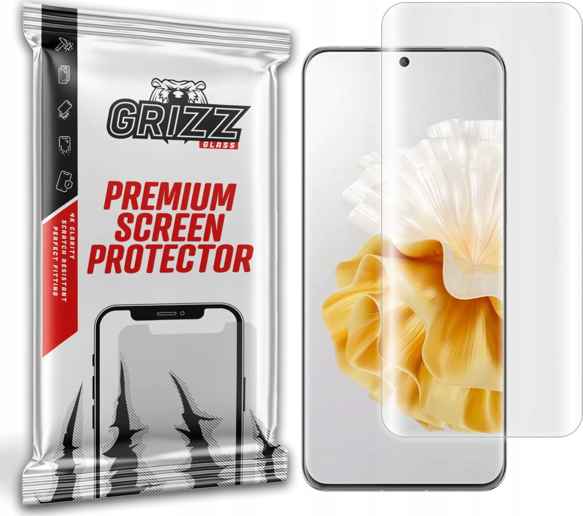 Aizsargplēve GrizzGlass Hydrofilm priekš Huawei P60