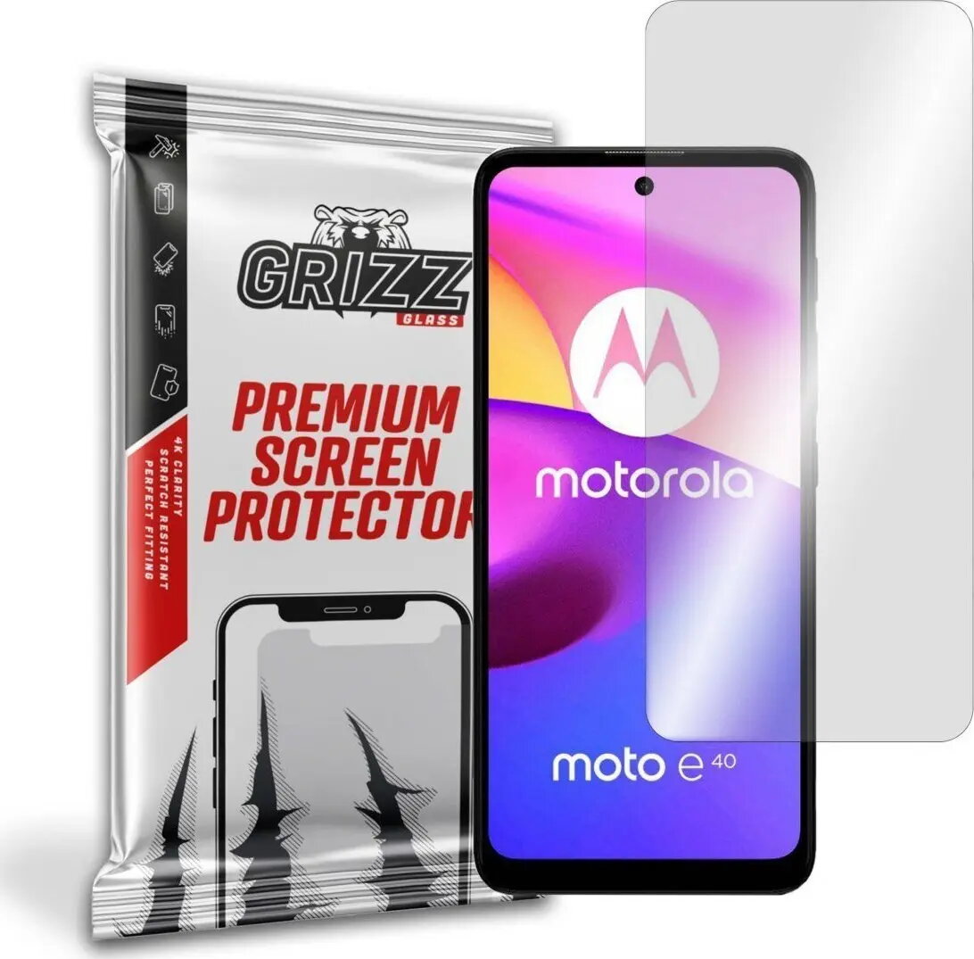 Aizsargstikls GrizzGlass priekš Motorola Moto E40