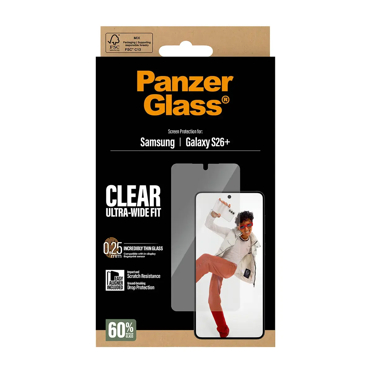 PanzerGlass защитное стекло для Samsung Galaxy S26+ Photo 3