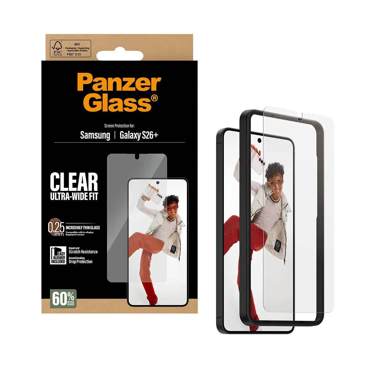 PanzerGlass защитное стекло для Samsung Galaxy S26+ Photo 5