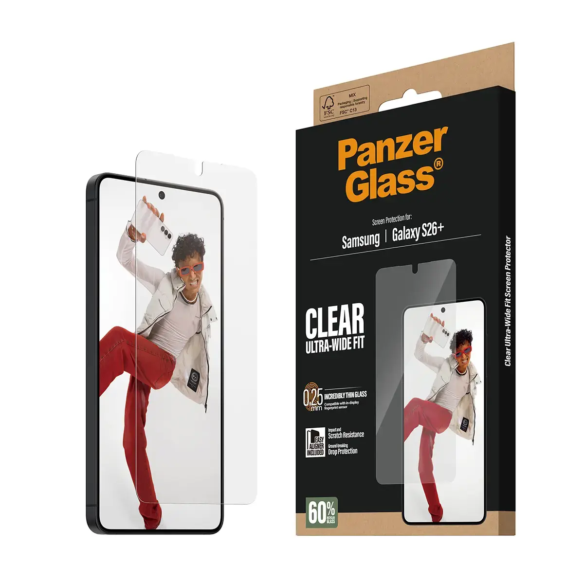 PanzerGlass защитное стекло для Samsung Galaxy S26+ Photo 6
