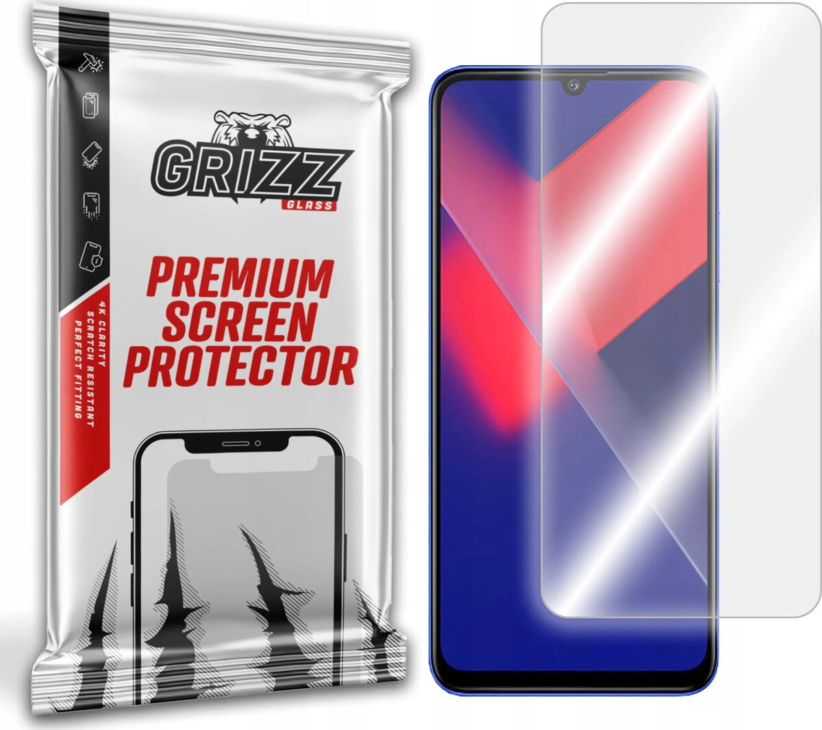 Ekrāna aizsargstikls GrizzGlass priekš Wiko 10
