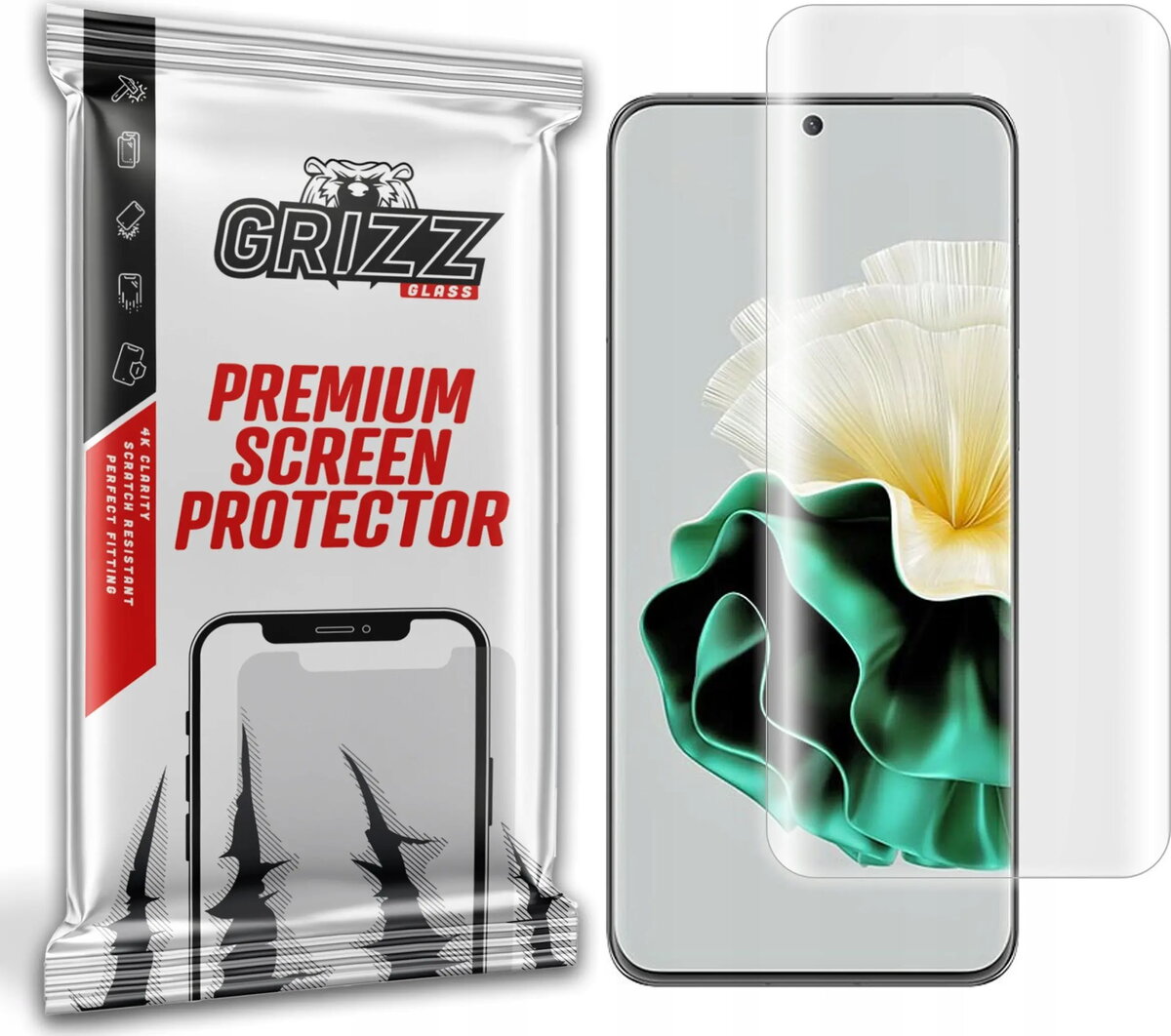 Ekrāna aizsargplēve GrizzGlass Hydrofilm priekš Huawei