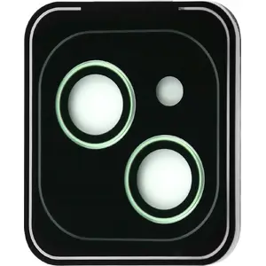 Tempered Glass Camera Lens Protector for iPhone 15 / 15 Plus, etumi SB9428, green