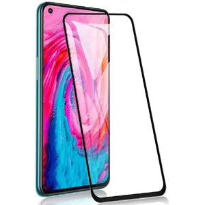 Закалённое защитное стекло Gepard Edge Full Glue чёрное для Vivo T3 Lite