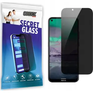 Защитное приватное закалённое стекло GrizzGlass SecretGlass для Nokia 3.4