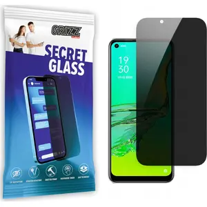 Tempered privacy screen protector GrizzGlass SecretGlass for Oppo A11s