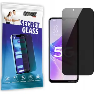 Aizsargstikls ar privātumu GrizzGlass SecretGlass priekš Oppo A57 5G